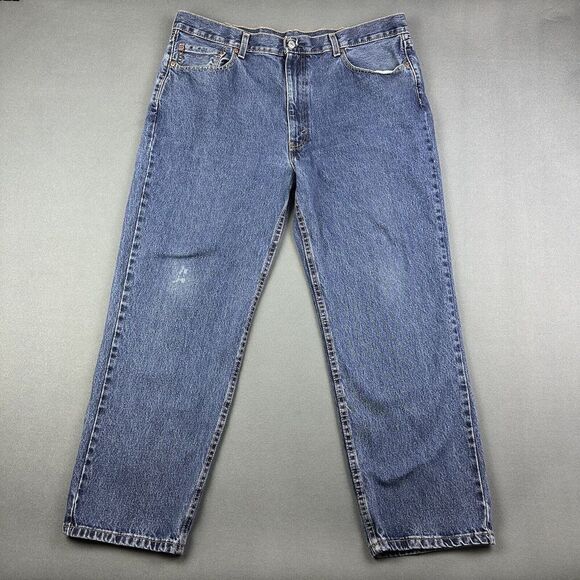 Levi's Other - Levis 550 Jeans Mens 40 x 30 Blue Medium Wash Relaxed Work Casual Cotton READ*